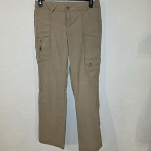 Athleta Mariposa Utility Hiking Cargo Pants 219042 Women's Brown Size 8 2012